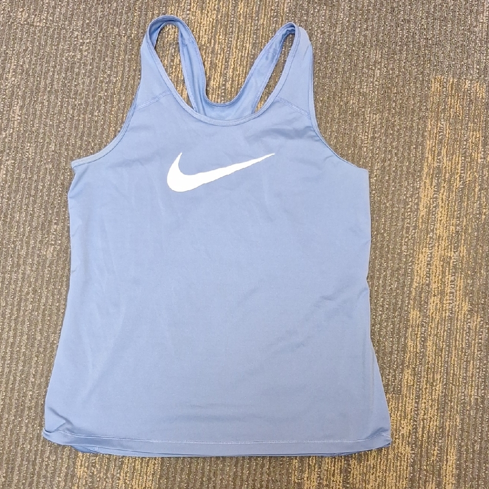 Nike Women's Light Blue Tank Top